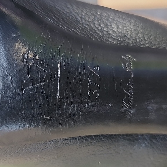 Louis Vuitton Knee High Black Boots High Heels size US size  6.5 / EU 37.5 - Picture 13 of 14